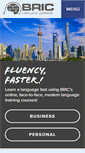 Mobile Screenshot of briclanguage.com